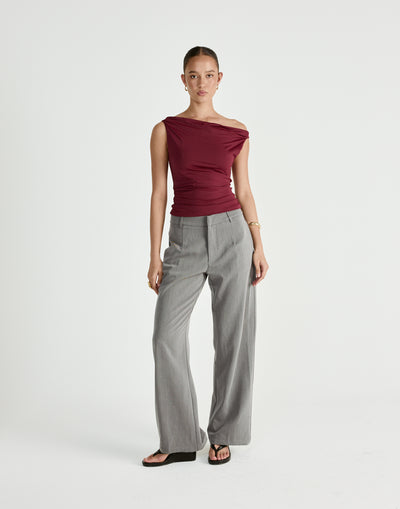  - Women's Top - Charcoal Clothing