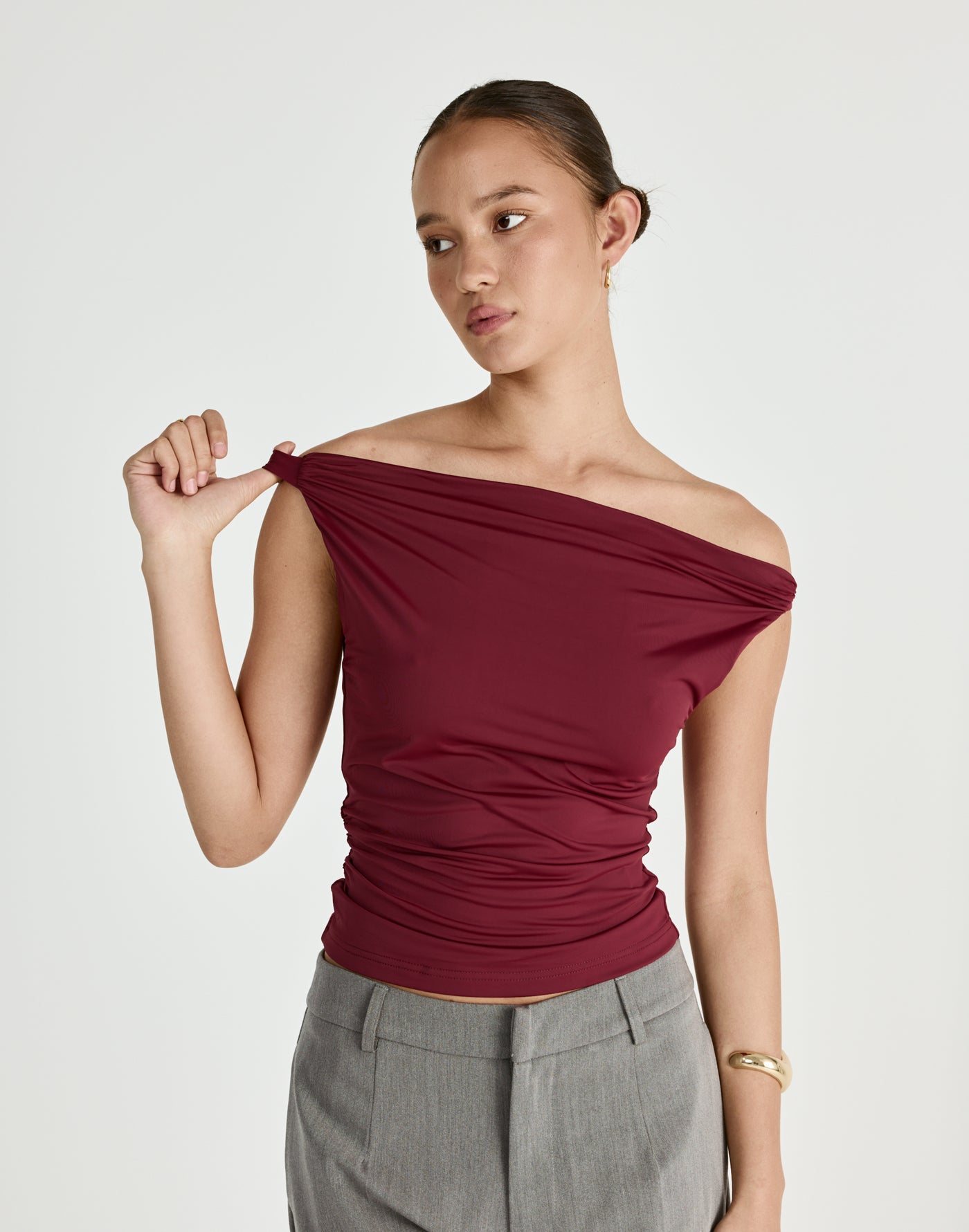  - Women's Top - Charcoal Clothing