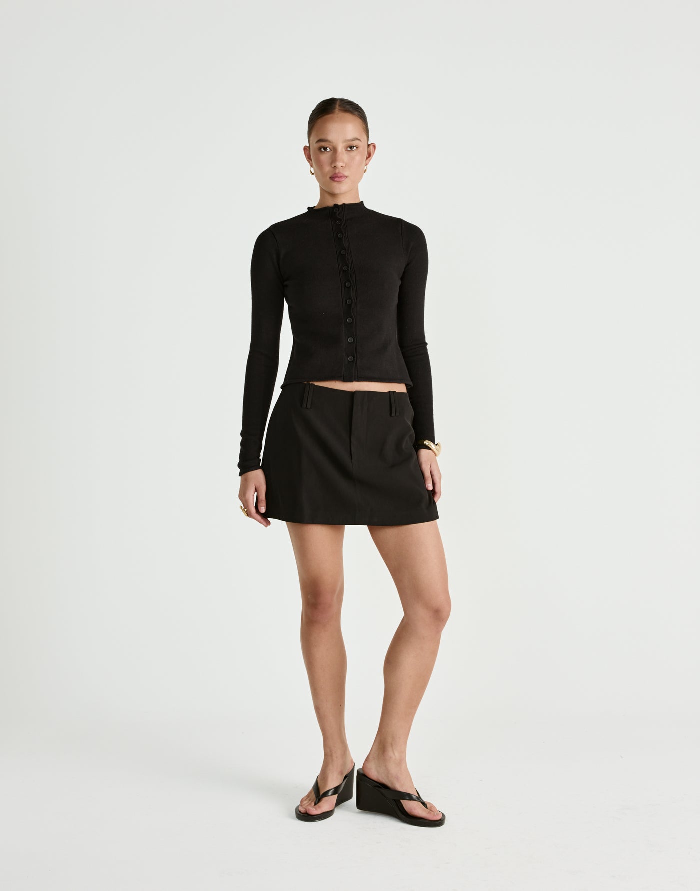  - Women's Skirt - Charcoal Clothing