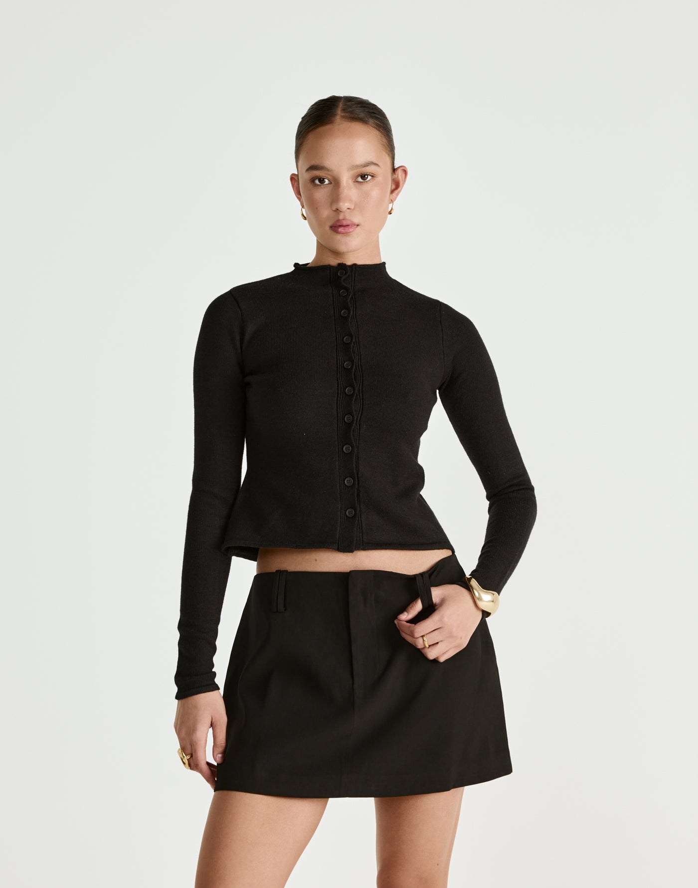  - Women's Skirt - Charcoal Clothing
