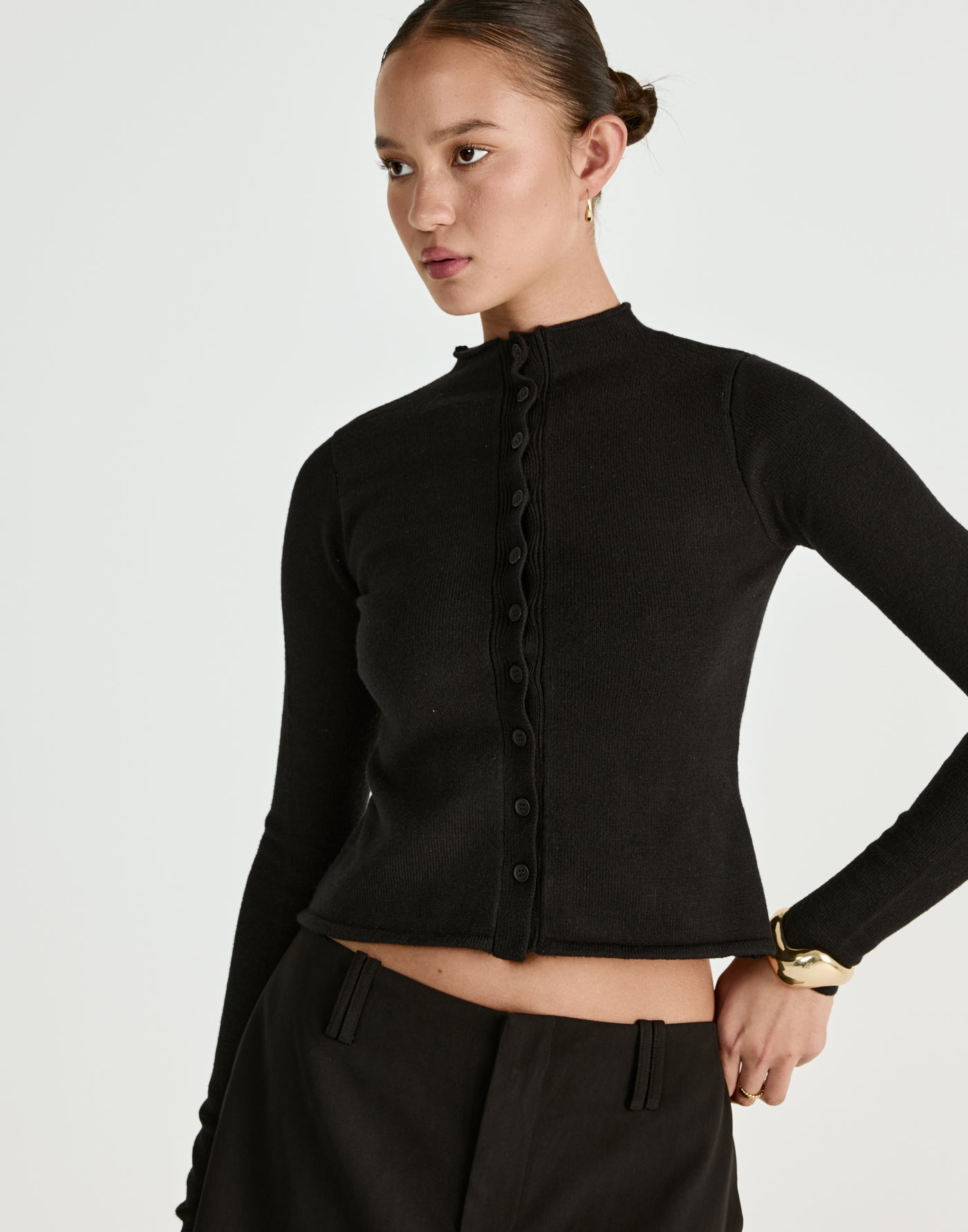  - Women's Top - Charcoal Clothing