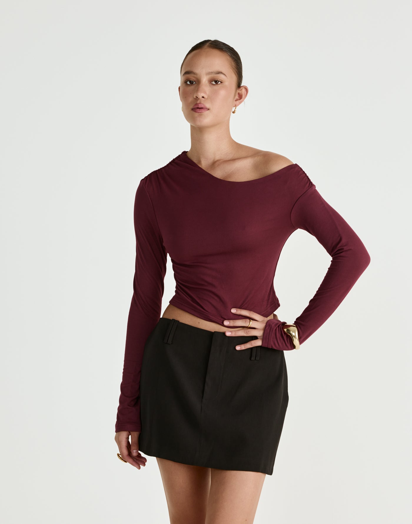  - Women's Top - Charcoal Clothing