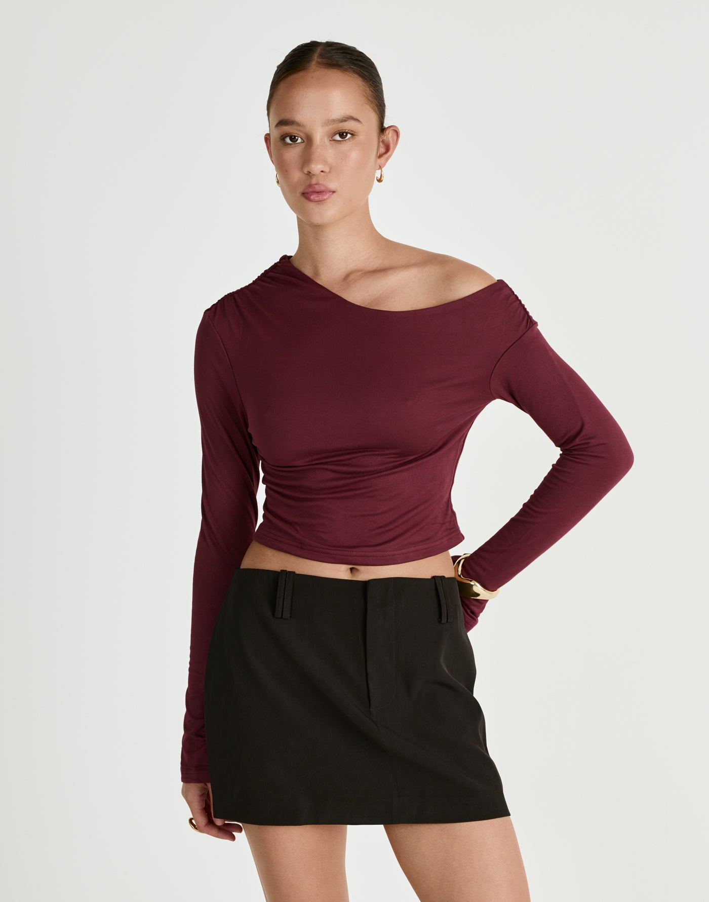 - Women's Top - Charcoal Clothing