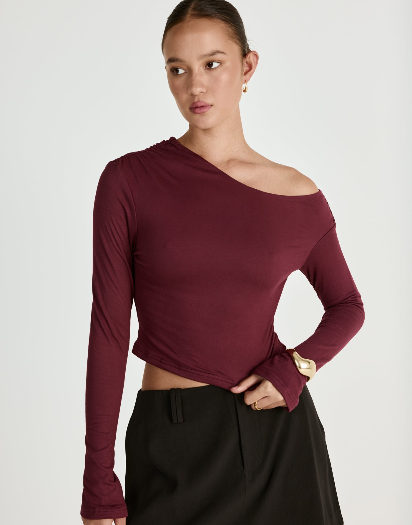  - Women's Top - Charcoal Clothing