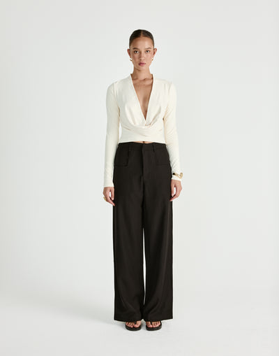  - Women's Top - Charcoal Clothing