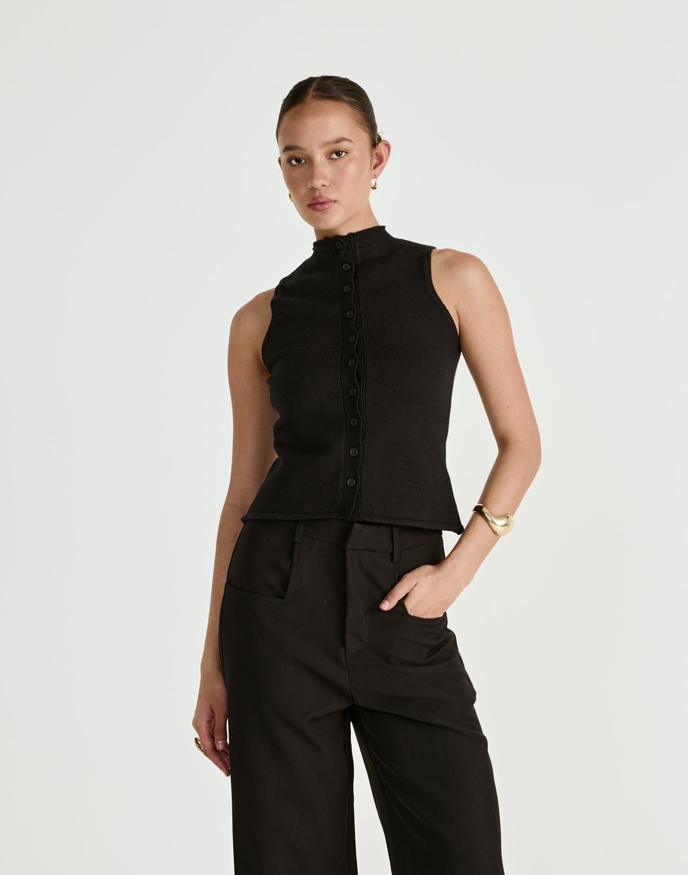 - Women's Top - Charcoal Clothing