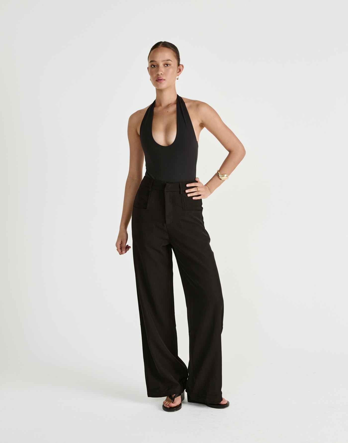  - Women's Bodysuit - Charcoal Clothing