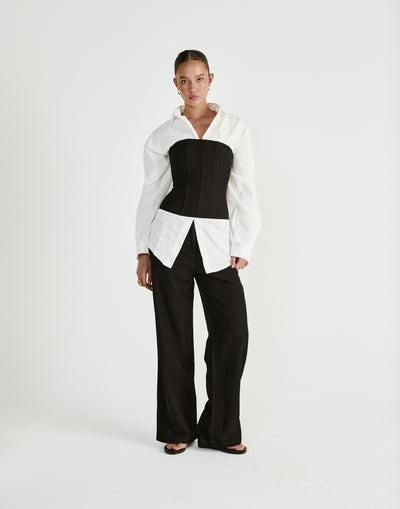  - Women's Top - Charcoal Clothing
