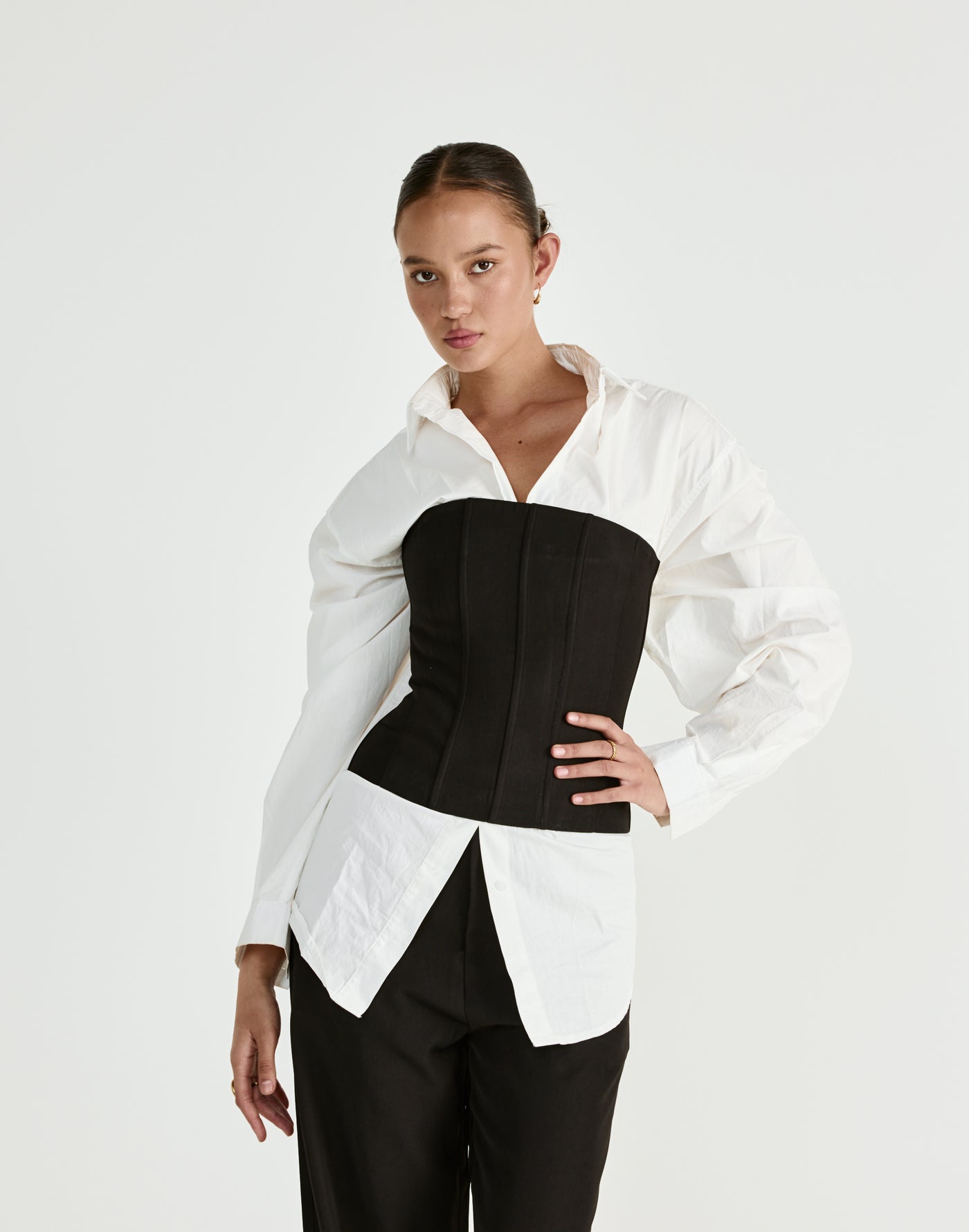  - Women's Top - Charcoal Clothing