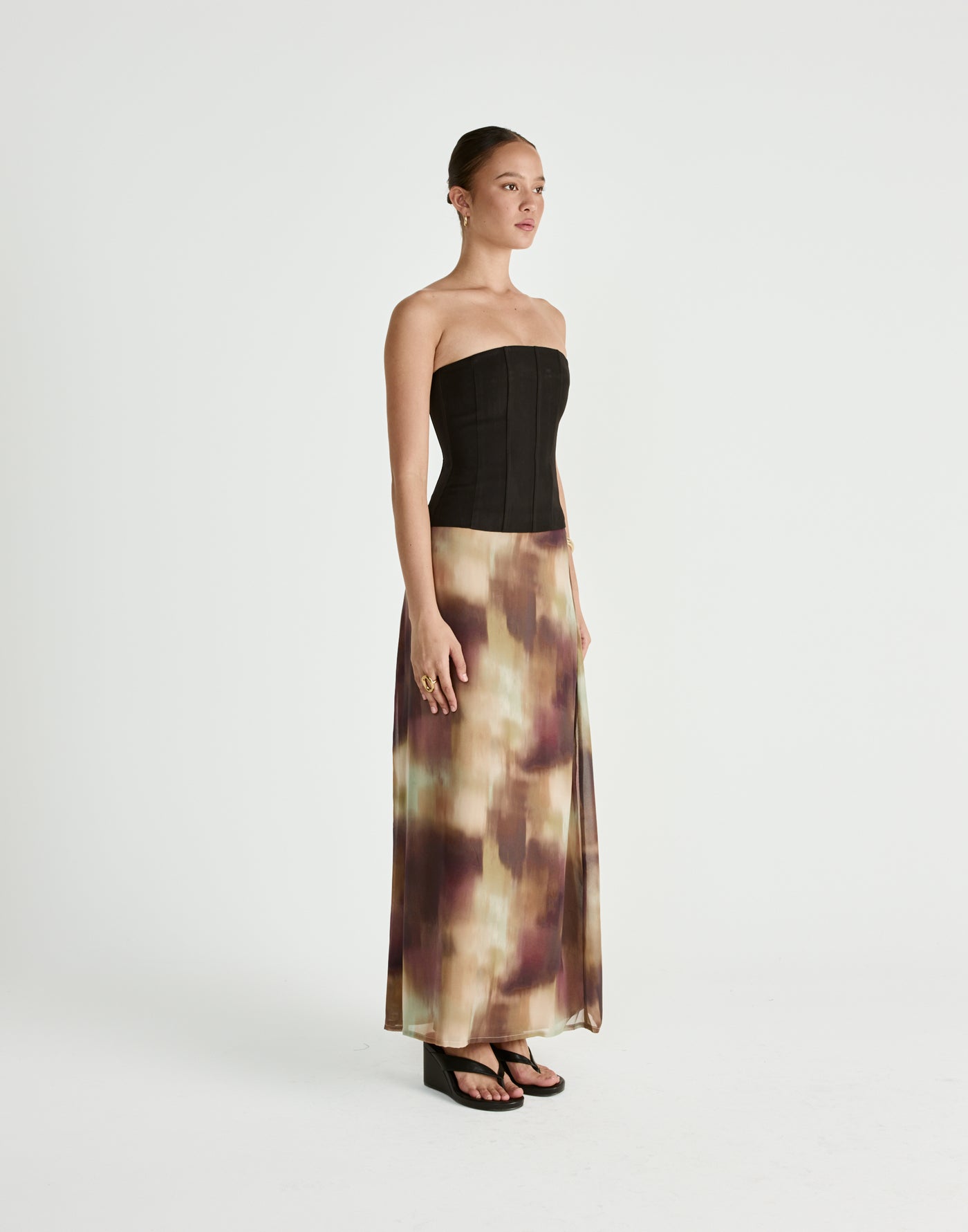  - Women's Skirt - Charcoal Clothing