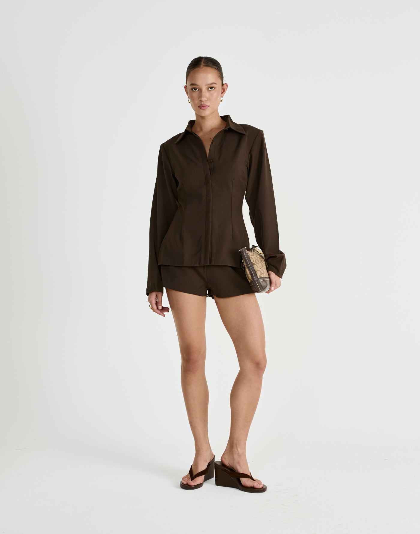  - Women's Shorts - Charcoal Clothing