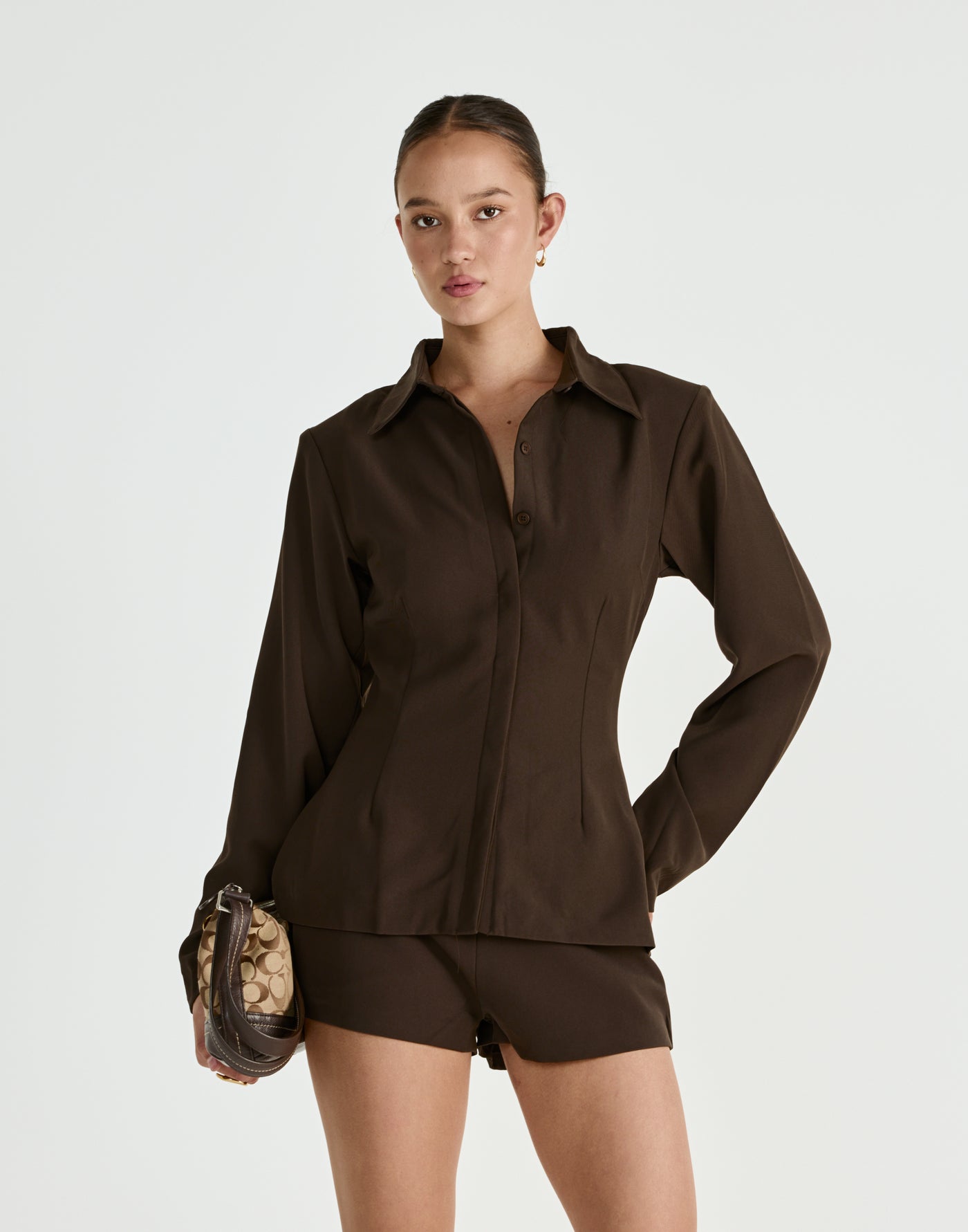  - Women's Shorts - Charcoal Clothing