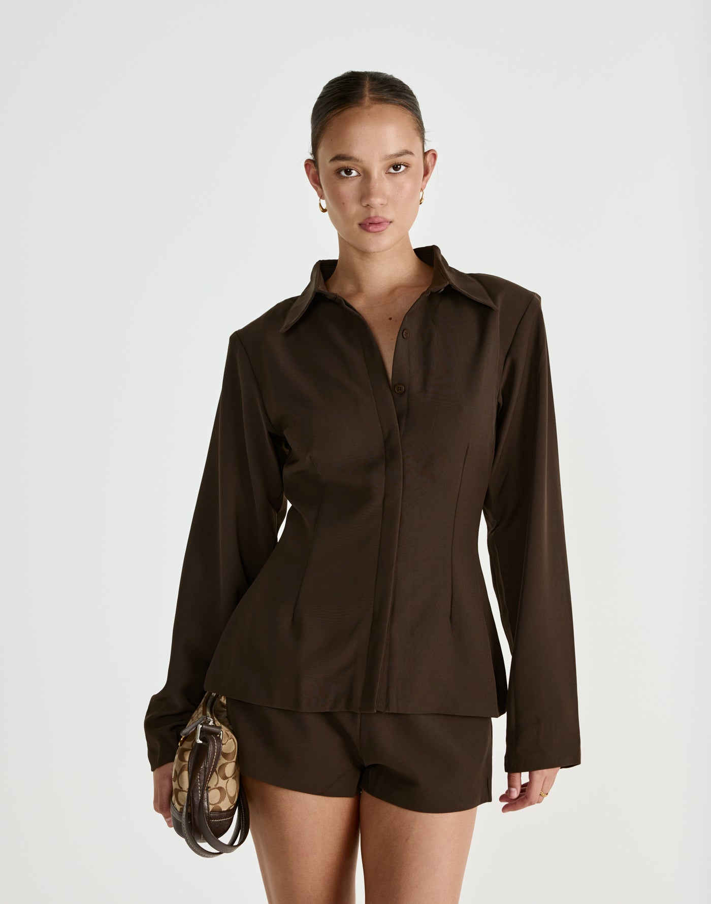  - Women's Shorts - Charcoal Clothing