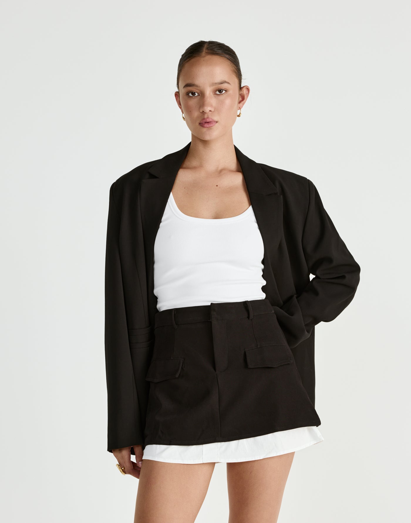  - Women's Skirt - Charcoal Clothing