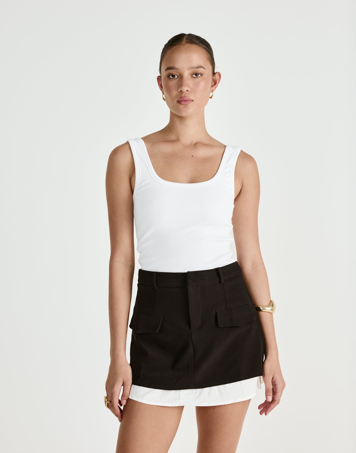  - Women's Skirt - Charcoal Clothing
