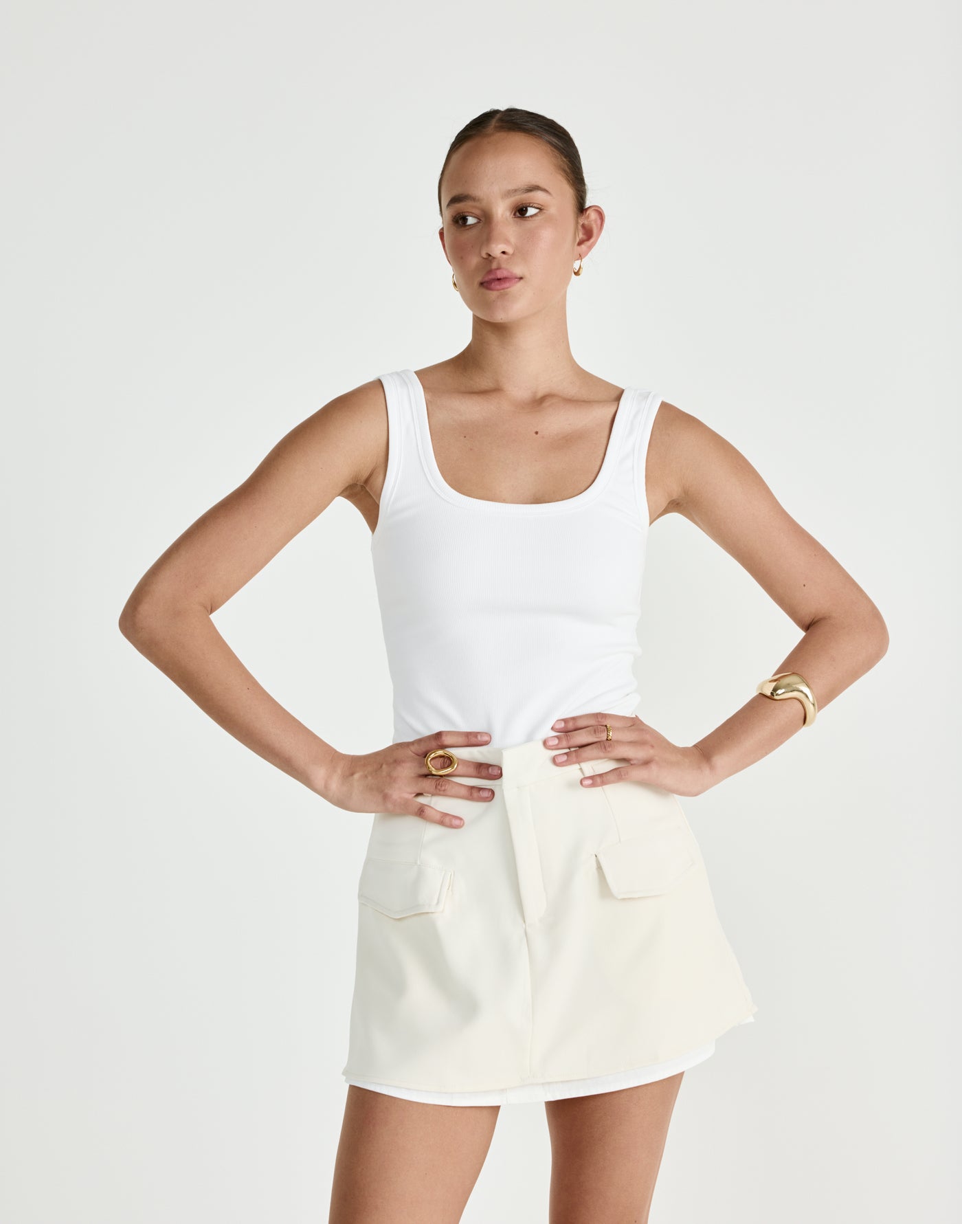  - Women's Skirt - Charcoal Clothing