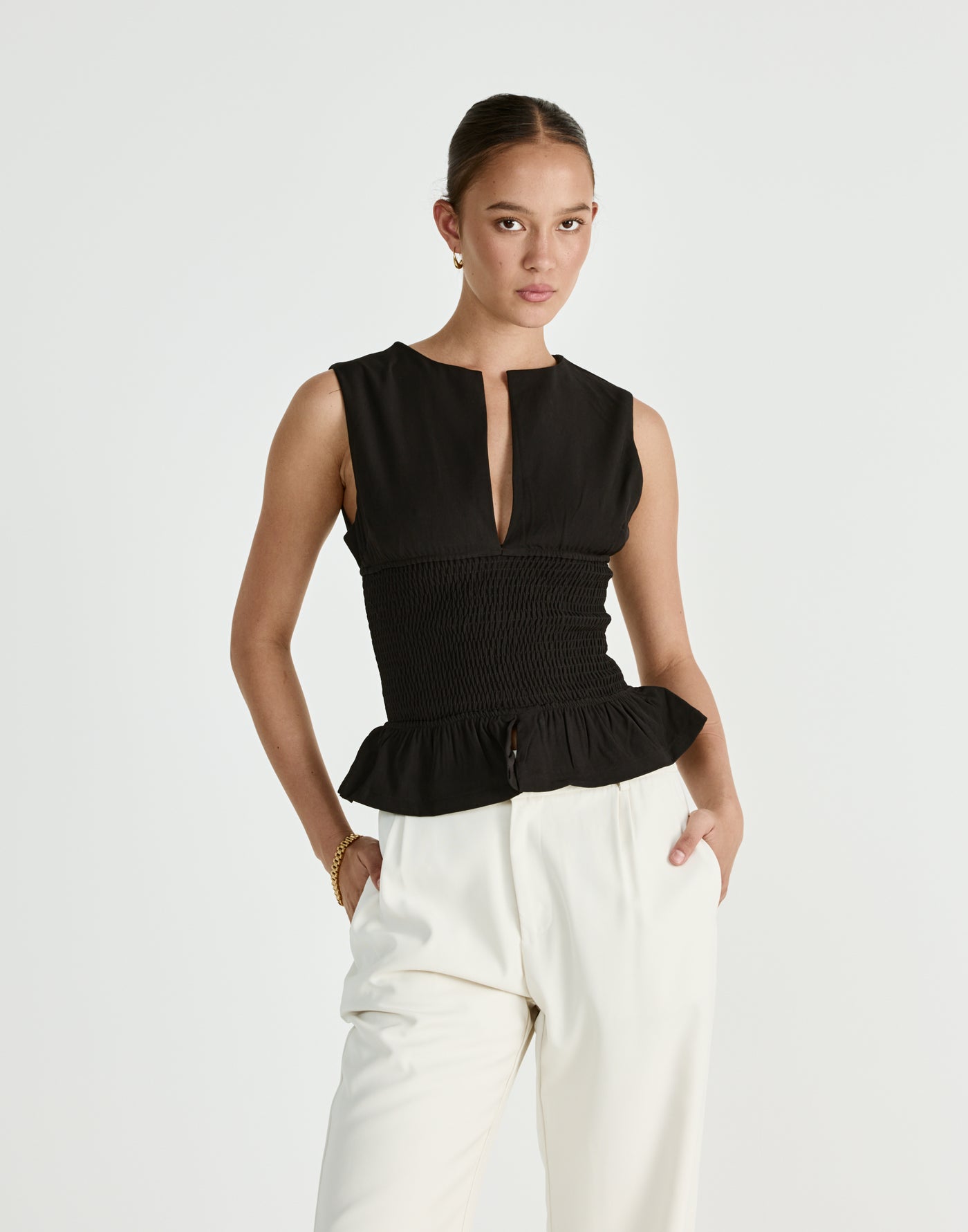  - Women's Top - Charcoal Clothing