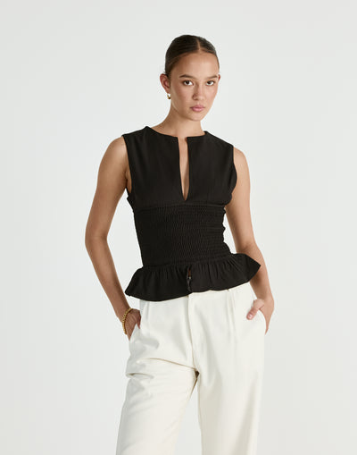  - Women's Top - Charcoal Clothing