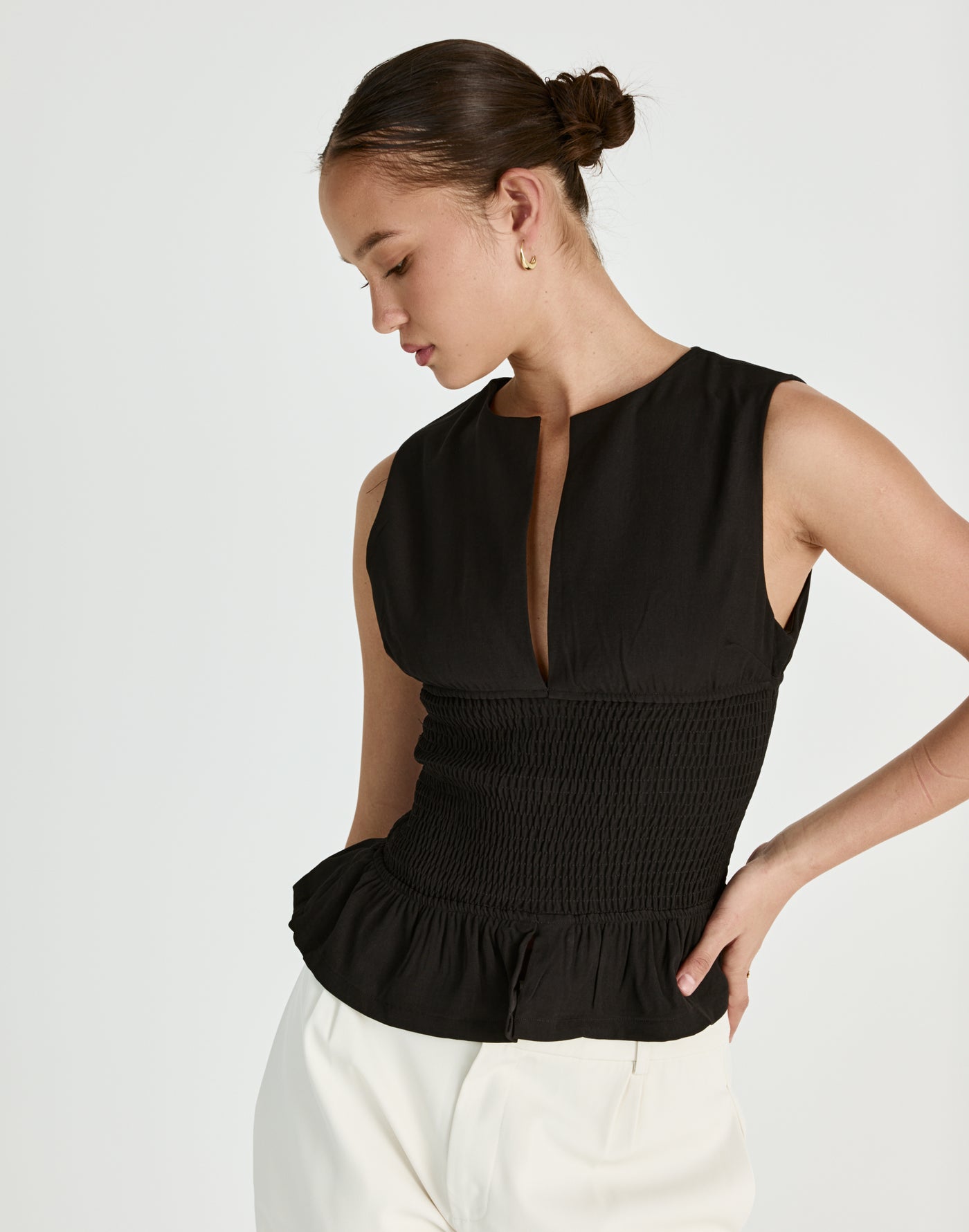  - Women's Top - Charcoal Clothing