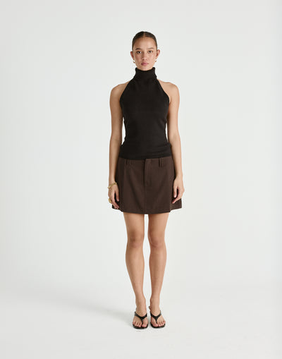  - Women's Skort - Charcoal Clothing