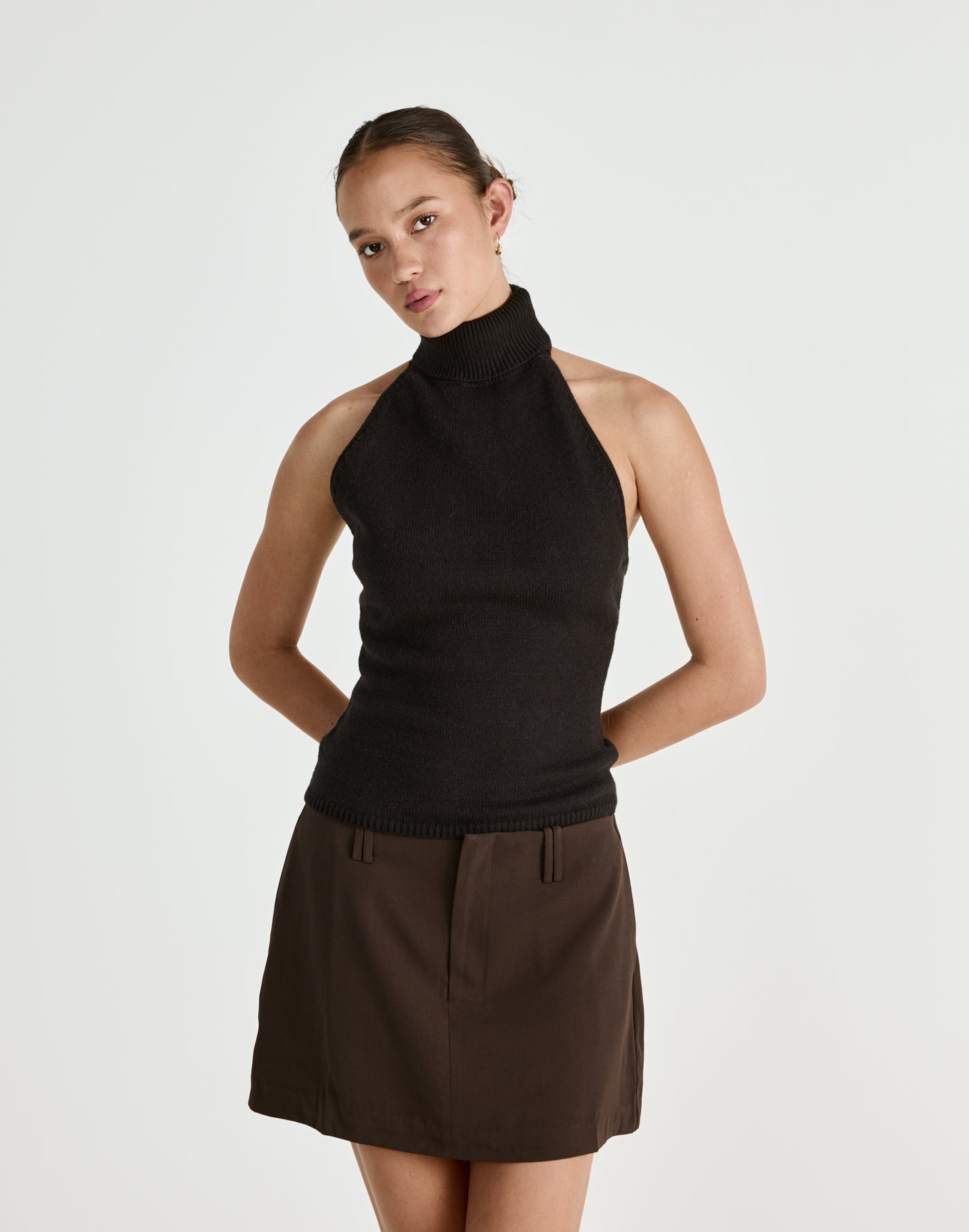  - Women's Skort - Charcoal Clothing