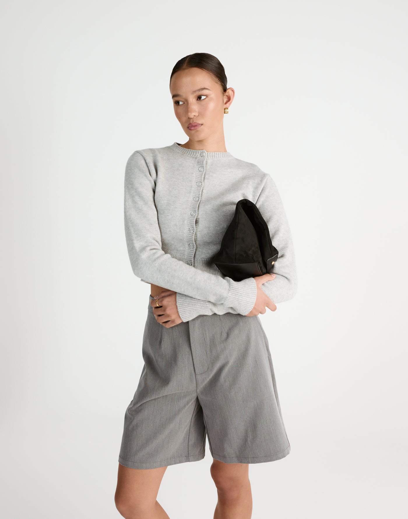  - Women's Shorts - Charcoal Clothing