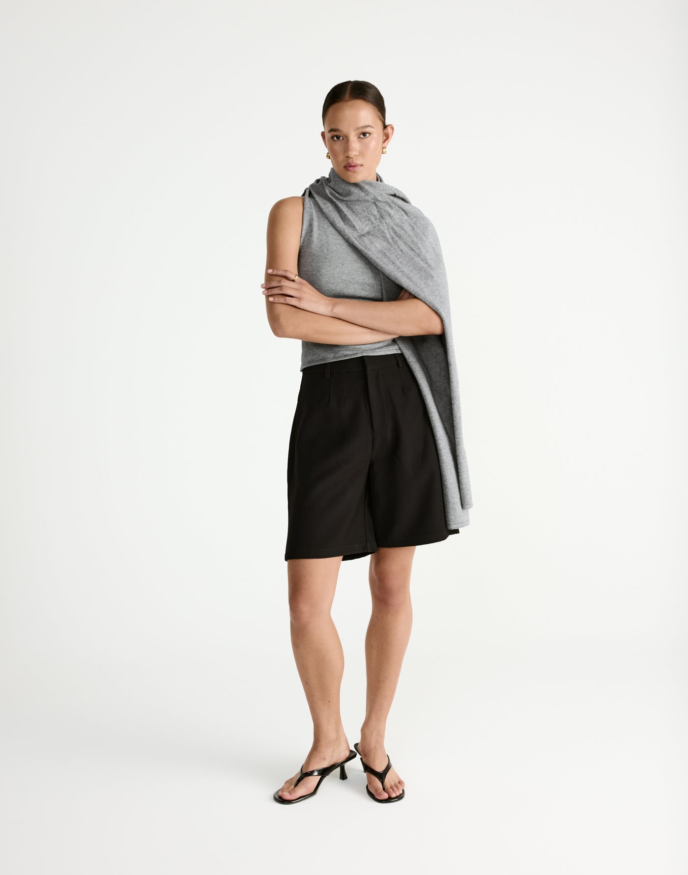  - Women's Shorts - Charcoal Clothing