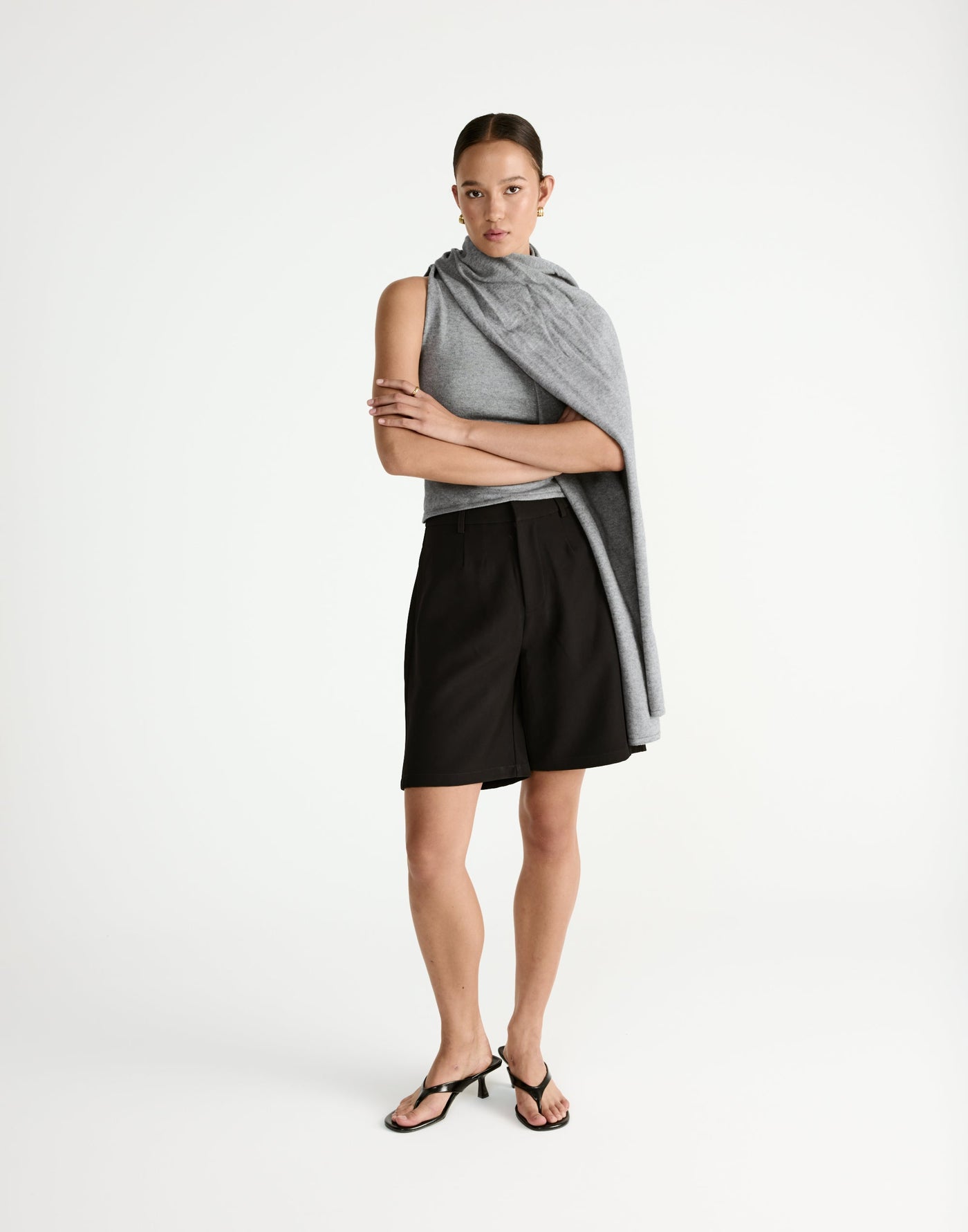  - Women's Shorts - Charcoal Clothing