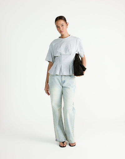  - Women's Top - Charcoal Clothing