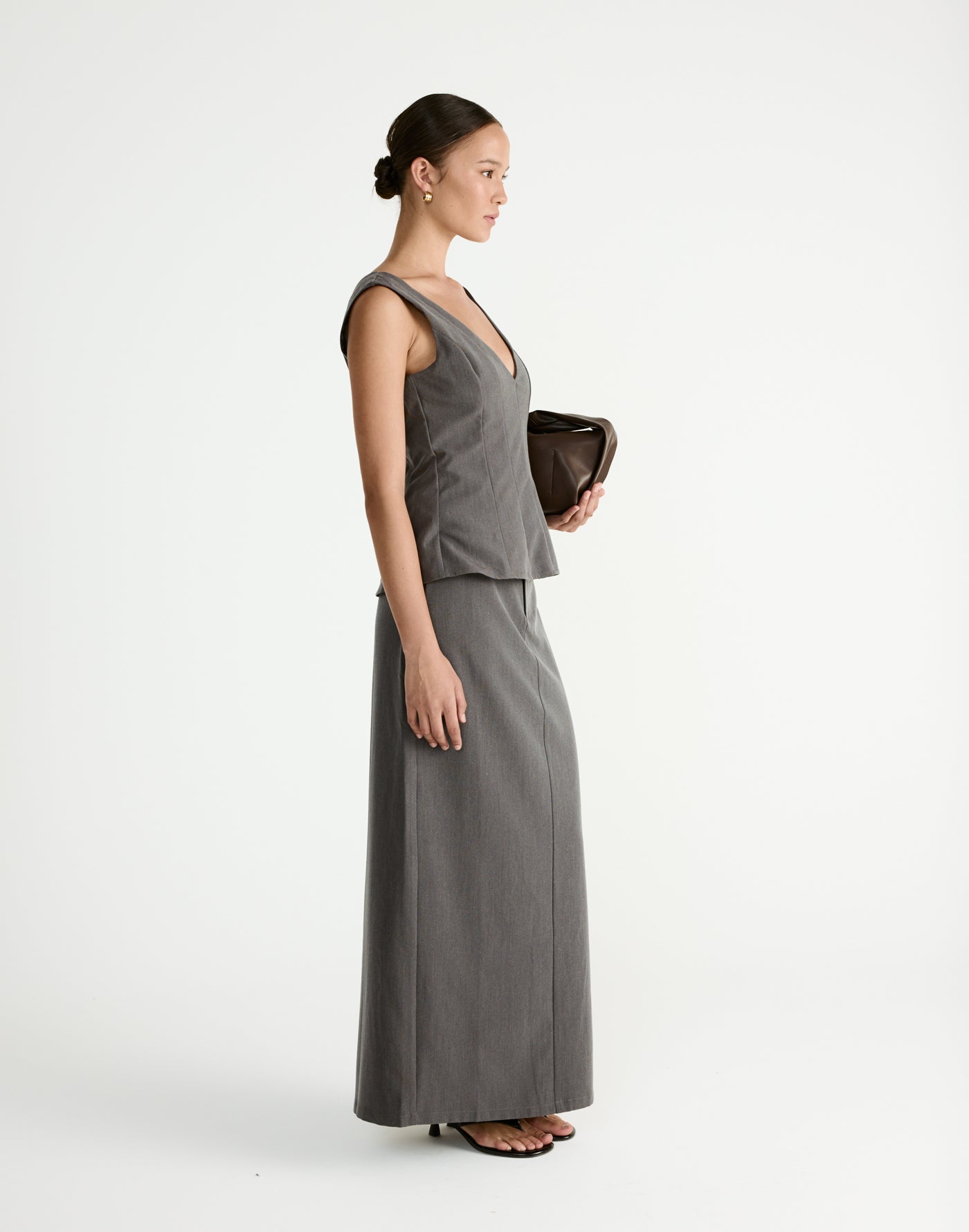  - Women's Top - Charcoal Clothing