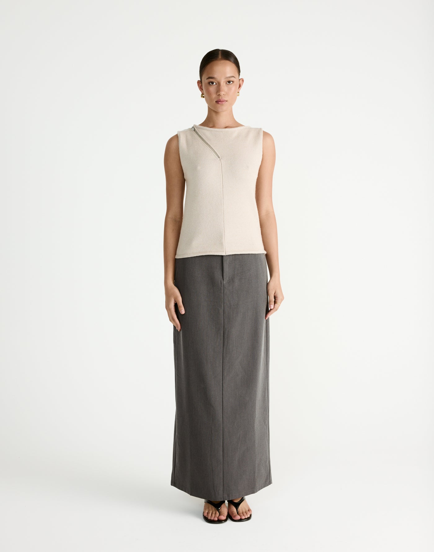 Wynter Top (Latte) - CHARCOAL Exclusive - - Women's Top - Charcoal Clothing