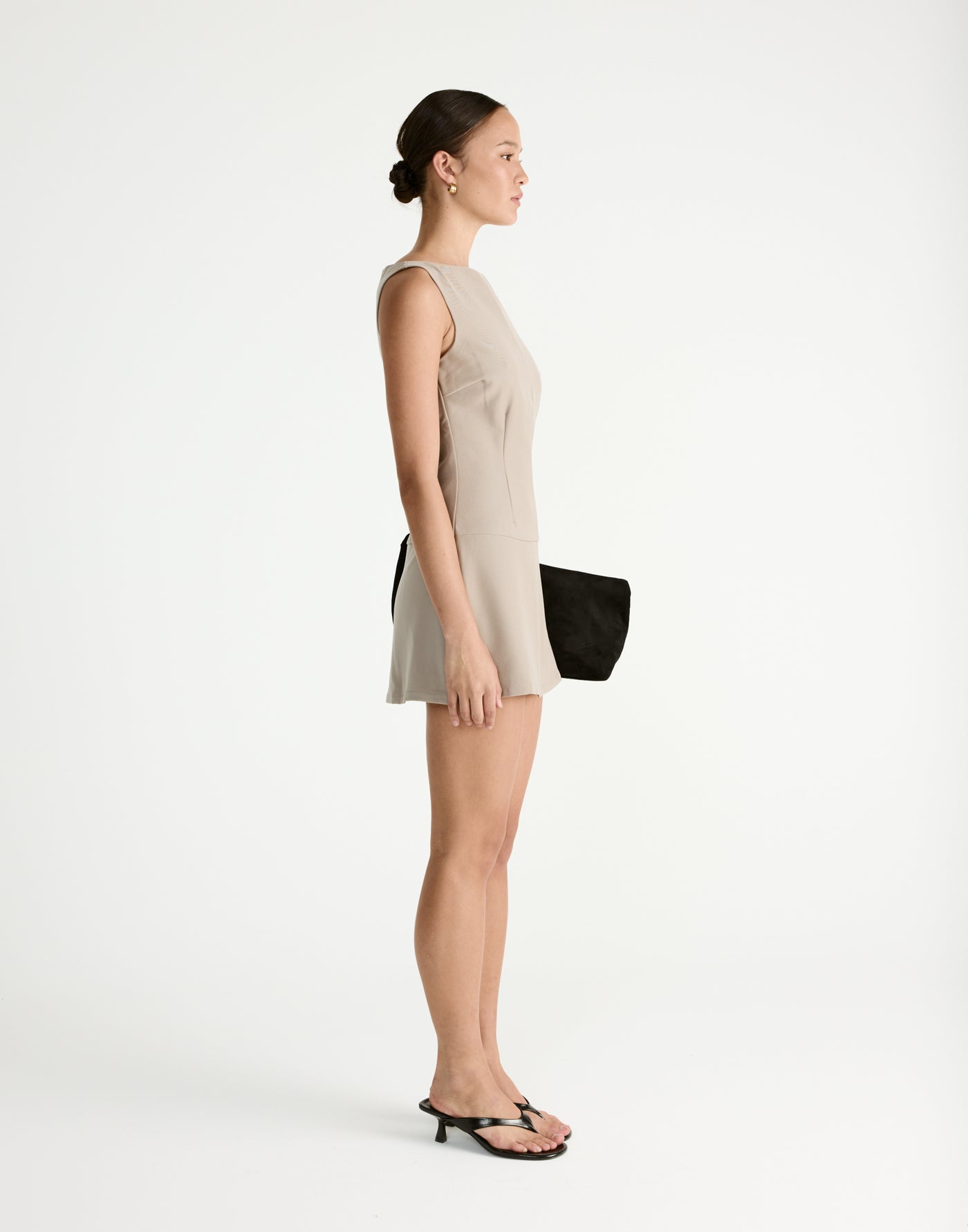  - Women's Dress - Charcoal Clothing