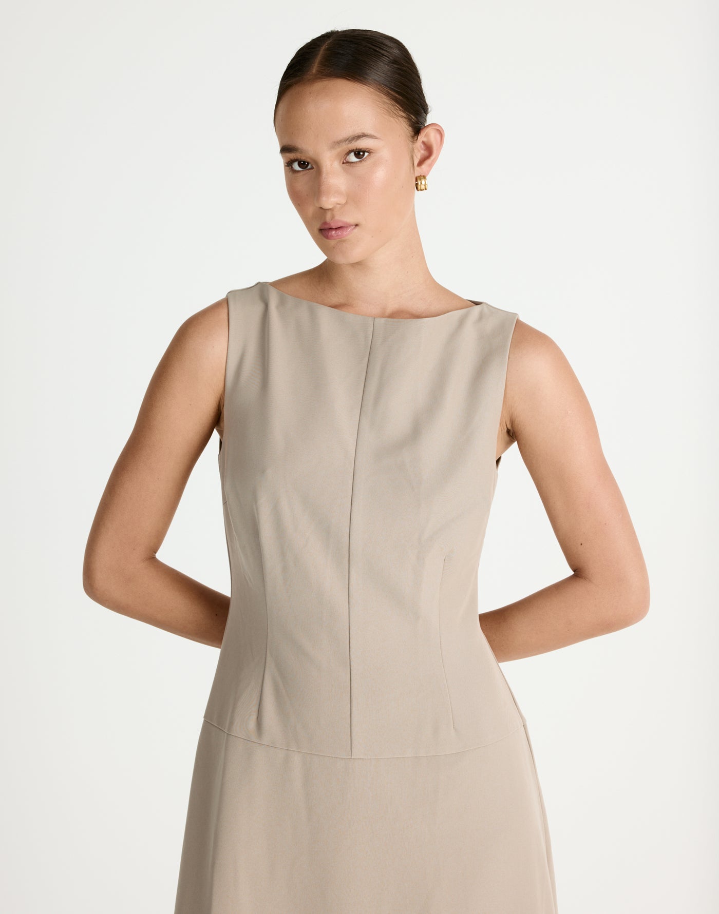  - Women's Dress - Charcoal Clothing