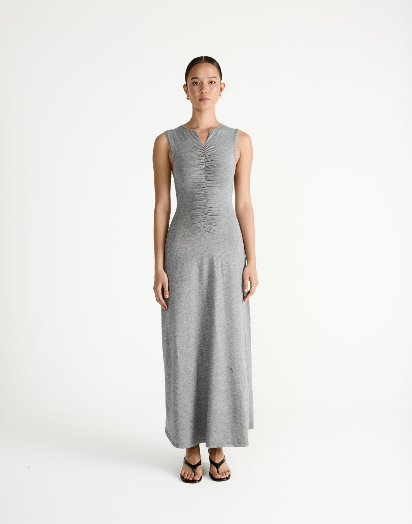  - Women's Dress - Charcoal Clothing