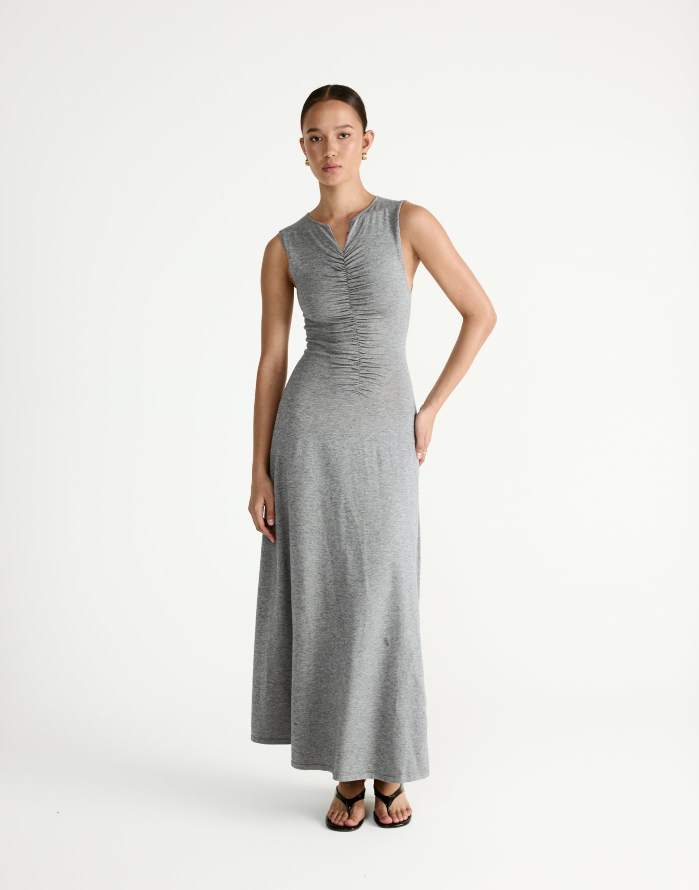  - Women's Dress - Charcoal Clothing