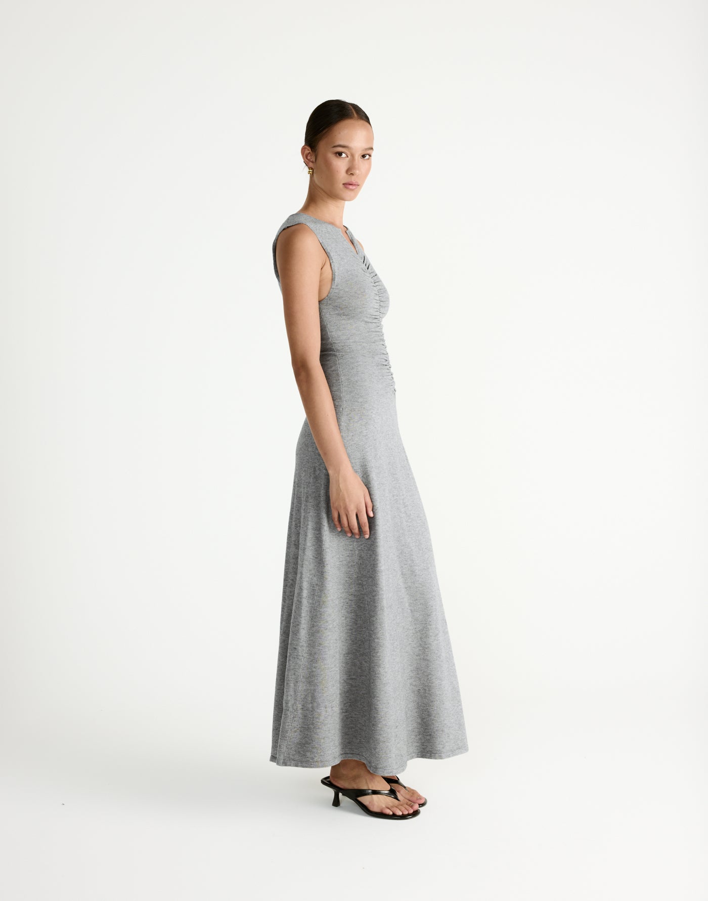  - Women's Dress - Charcoal Clothing