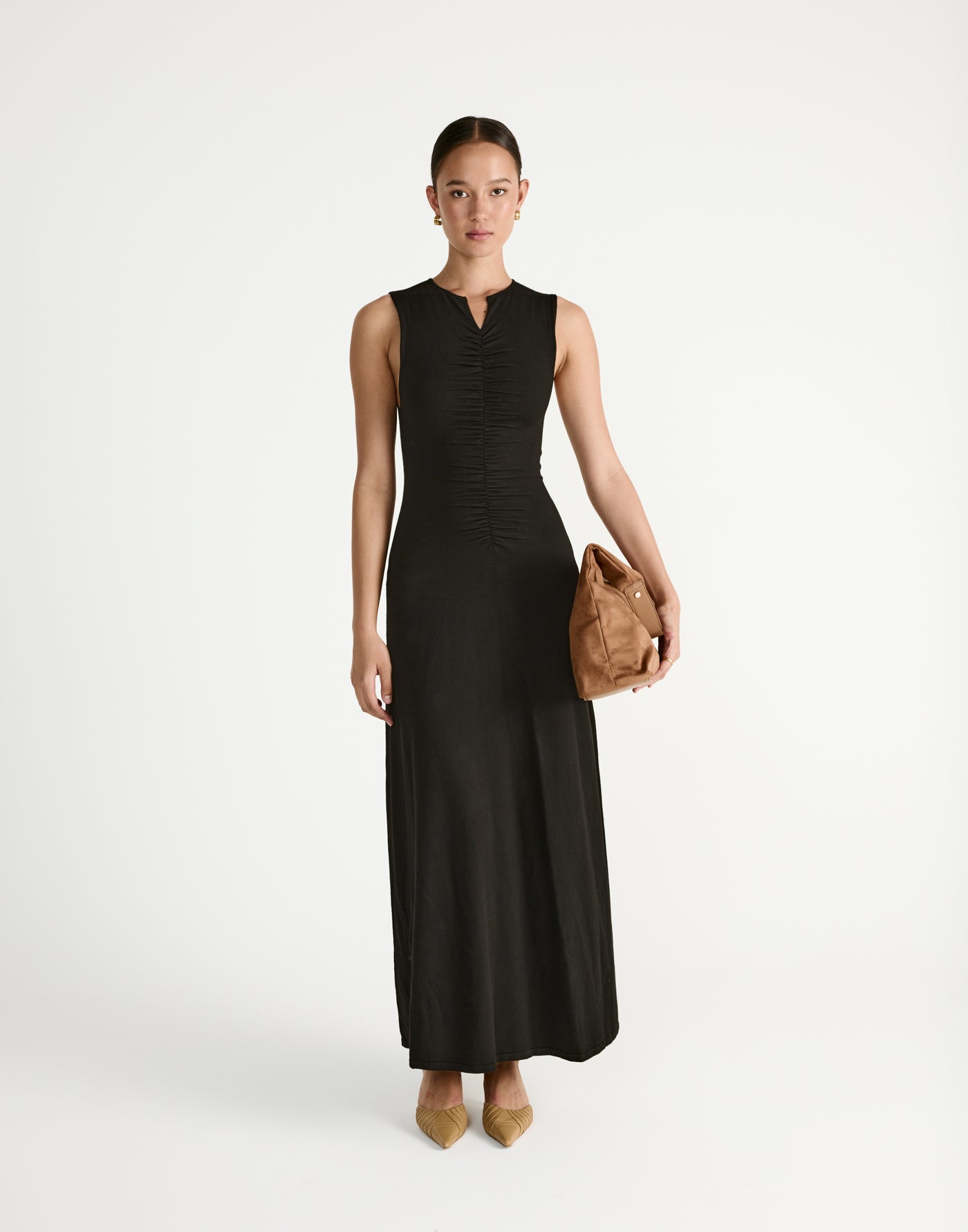  - Women's Dress - Charcoal Clothing