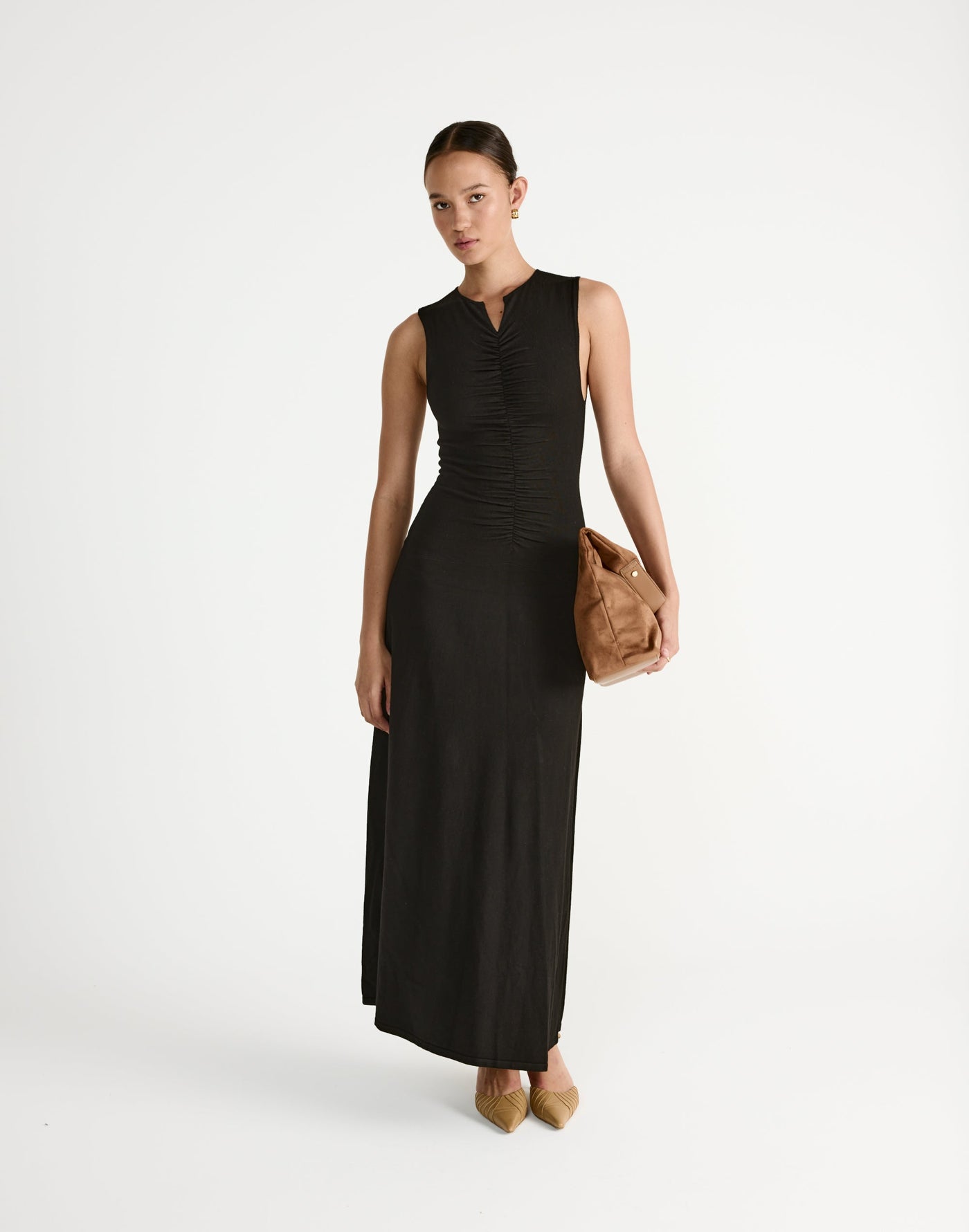  - Women's Dress - Charcoal Clothing