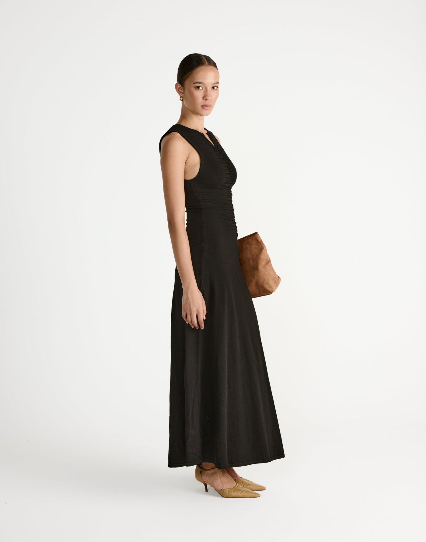  - Women's Dress - Charcoal Clothing
