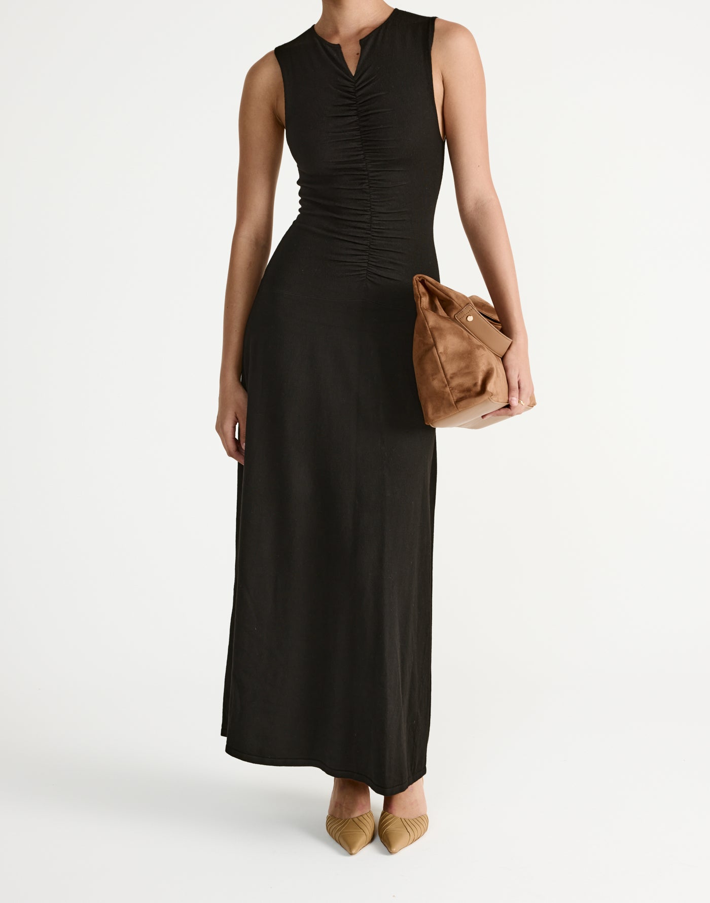  - Women's Dress - Charcoal Clothing