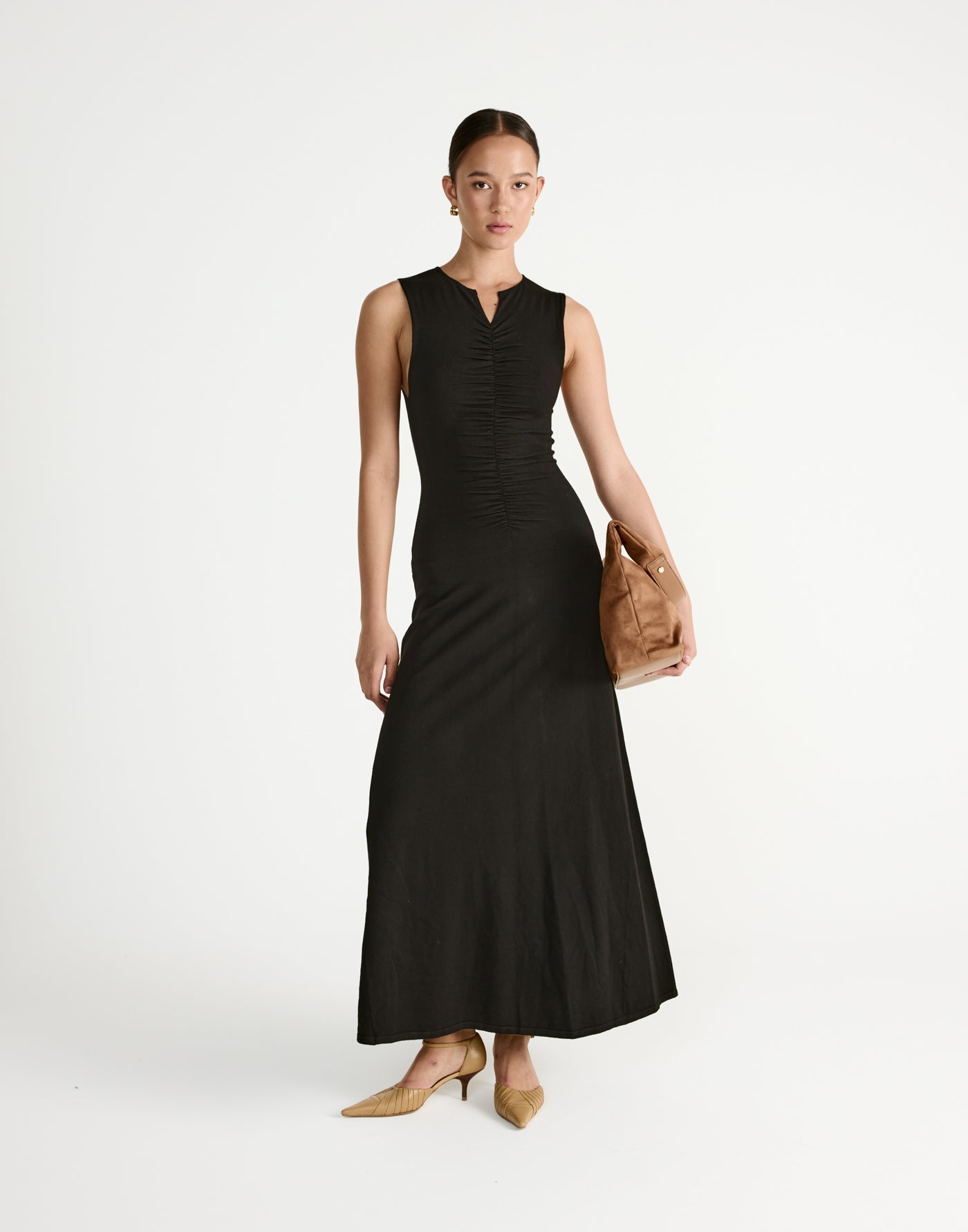  - Women's Dress - Charcoal Clothing