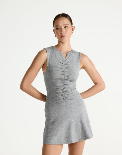  - Women's Dress - Charcoal Clothing