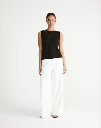 Wynter Top (Black) - CHARCOAL Exclusive - - Women's Top - Charcoal Clothing