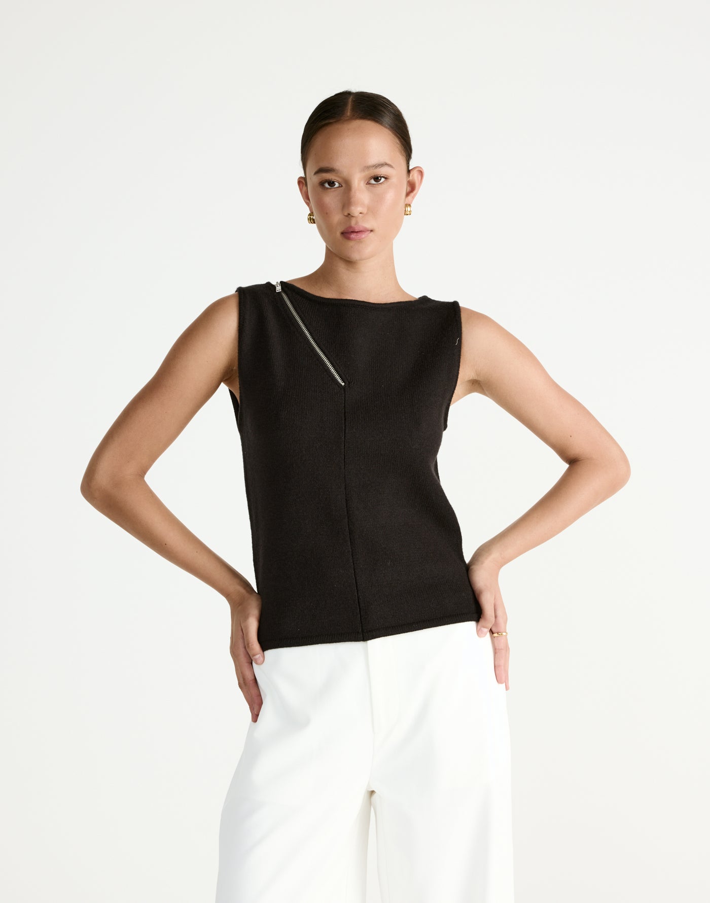 Wynter Top (Black) - CHARCOAL Exclusive - - Women's Top - Charcoal Clothing