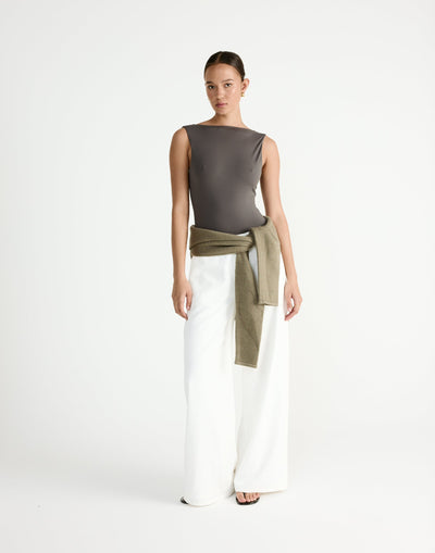  - Women's Top - Charcoal Clothing