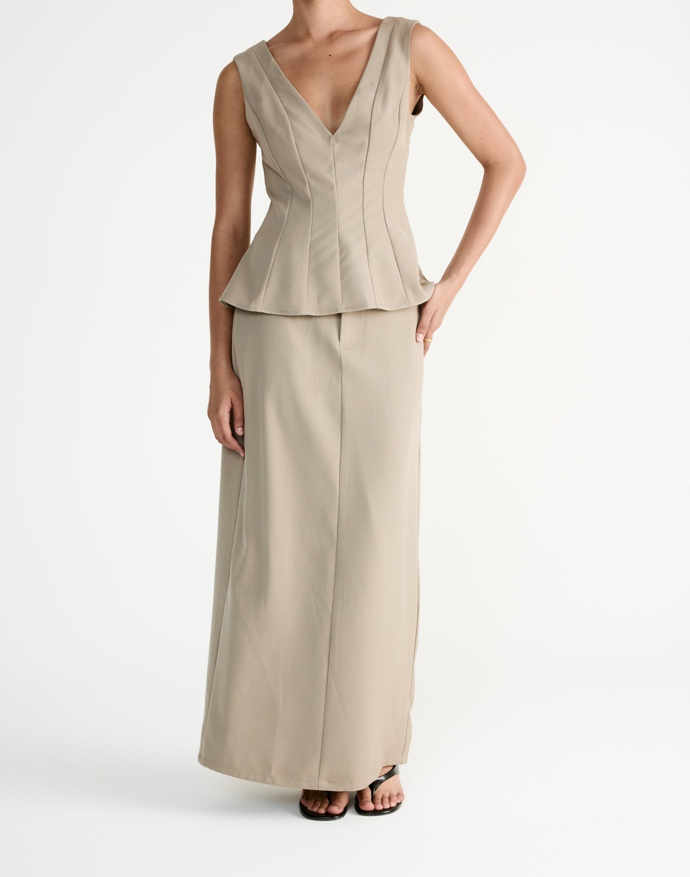  - Women's Skirt - Charcoal Clothing