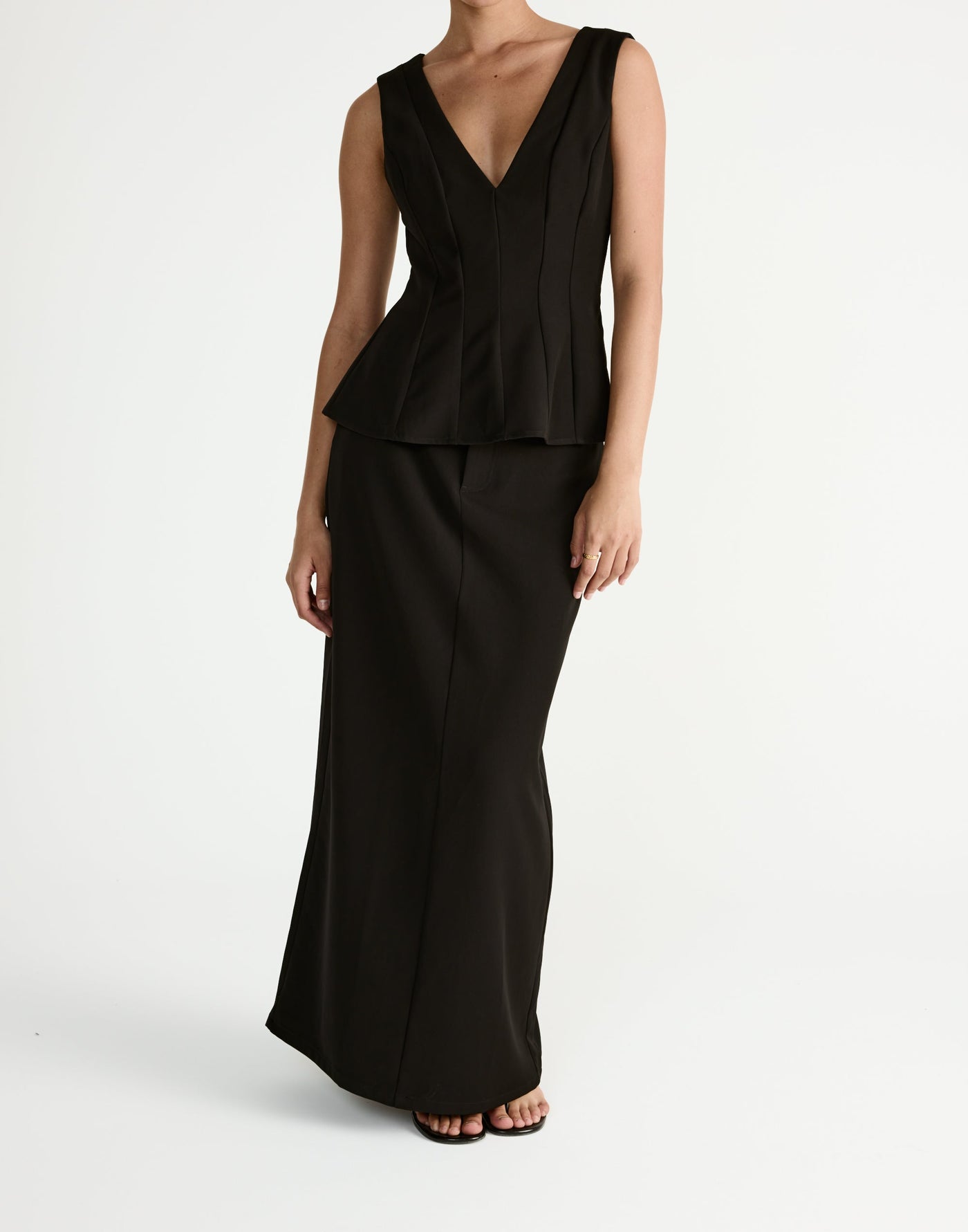  - Women's Skirt - Charcoal Clothing