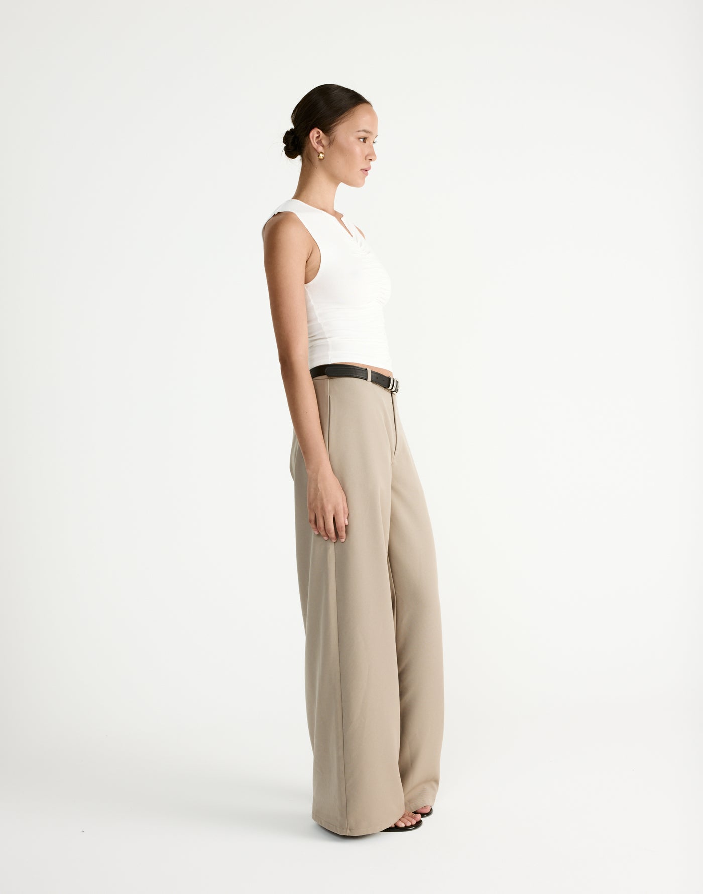 Laney Top (White) - CHARCOAL Exclusive - - Women's Top - Charcoal Clothing