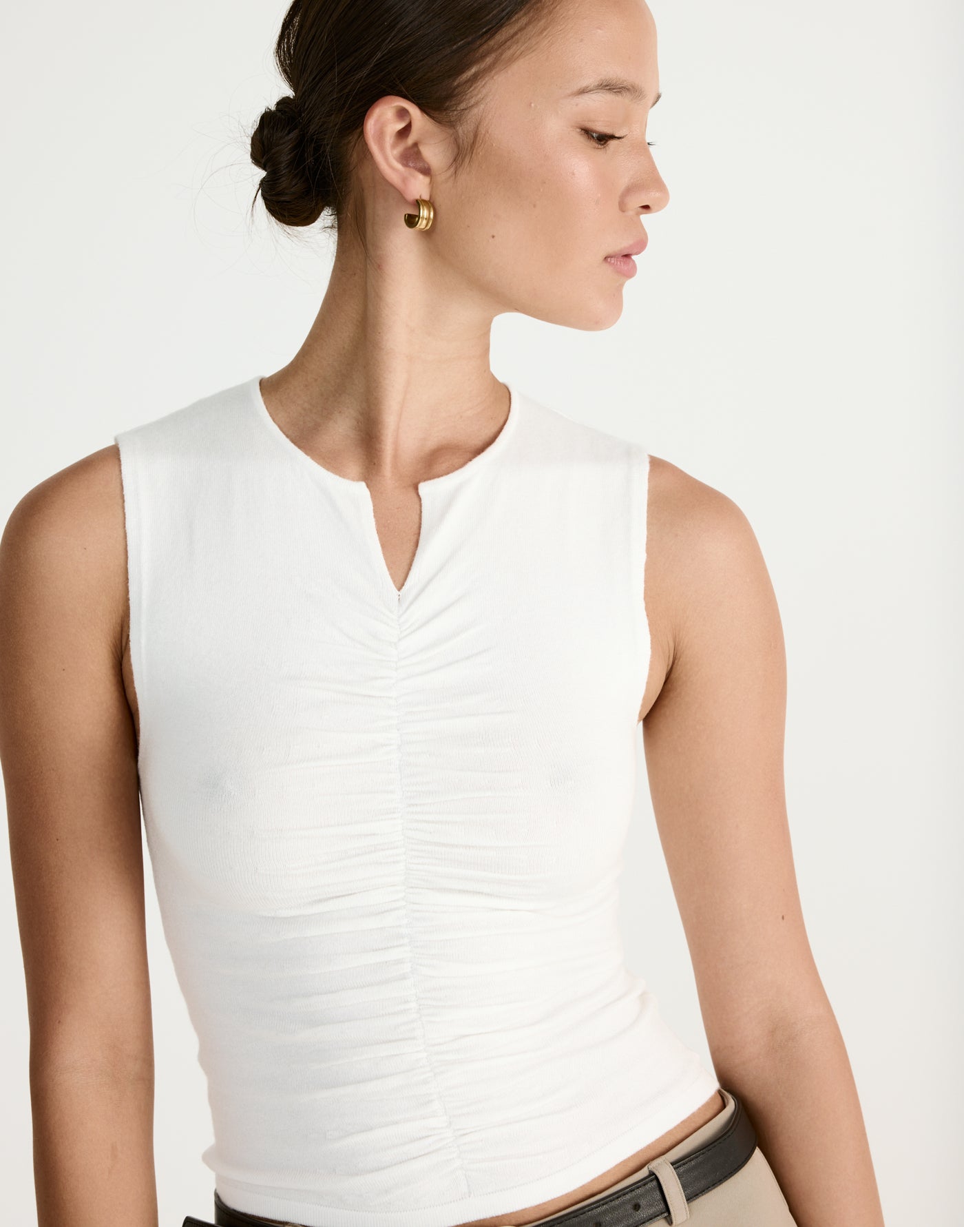 Laney Top (White) - CHARCOAL Exclusive - - Women's Top - Charcoal Clothing