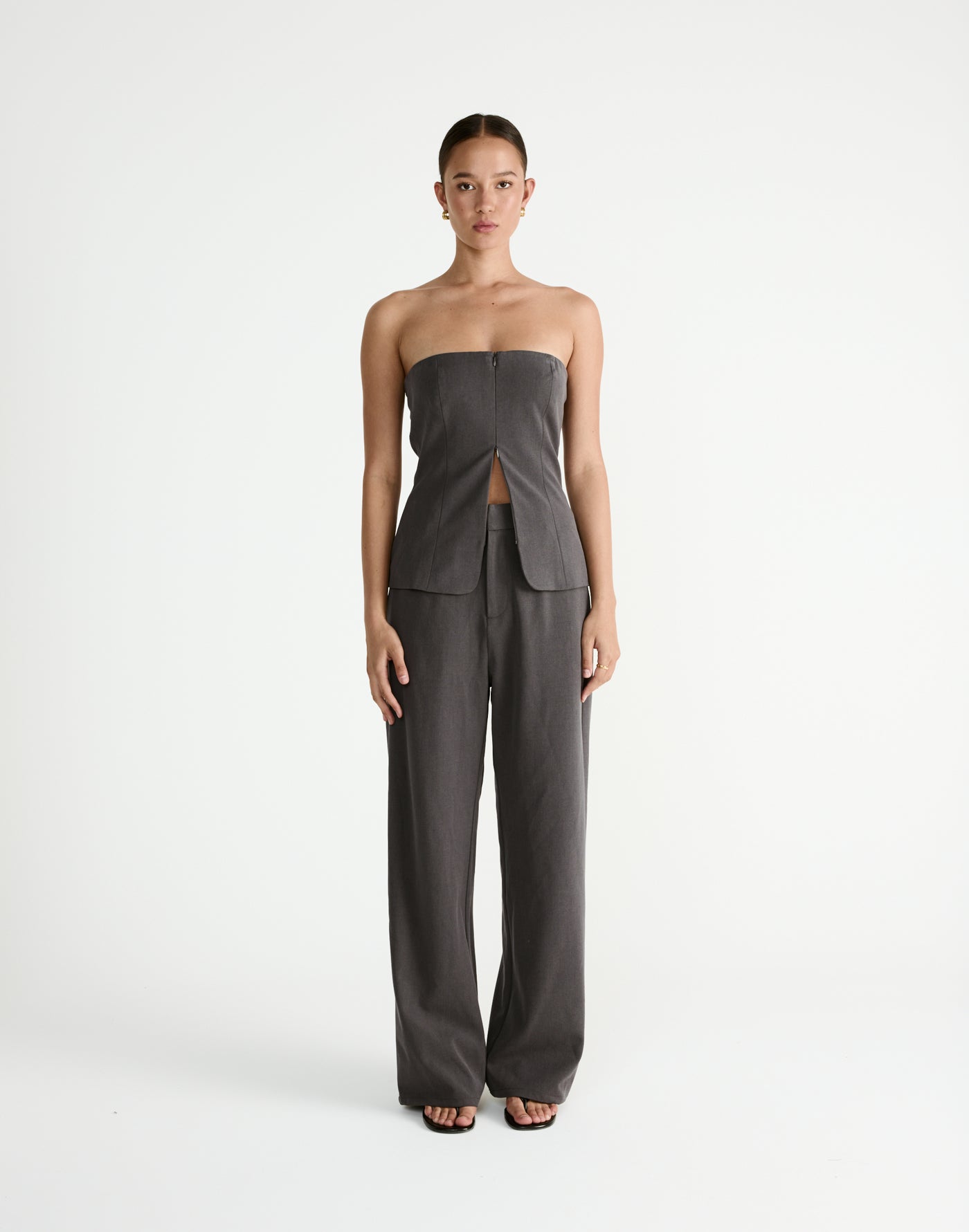  - Women's Top - Charcoal Clothing